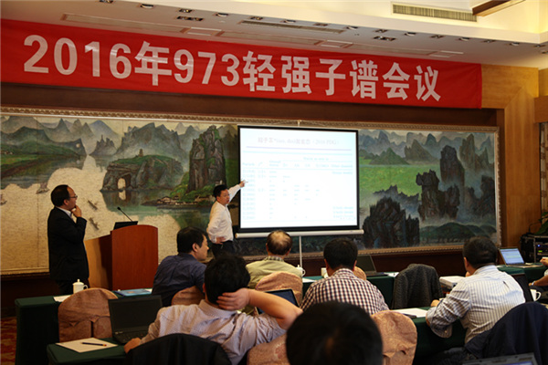 2016年度北京谱仪973项目“轻强子谱的系统研究”课题研讨会在桂林市举行（图文）